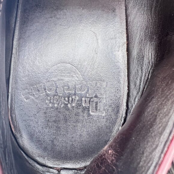 Dr Martens Air Cushion Sole 10078 Women Size 6 Brown Leather Low Top Derby Shoes - Picture 12 of 14